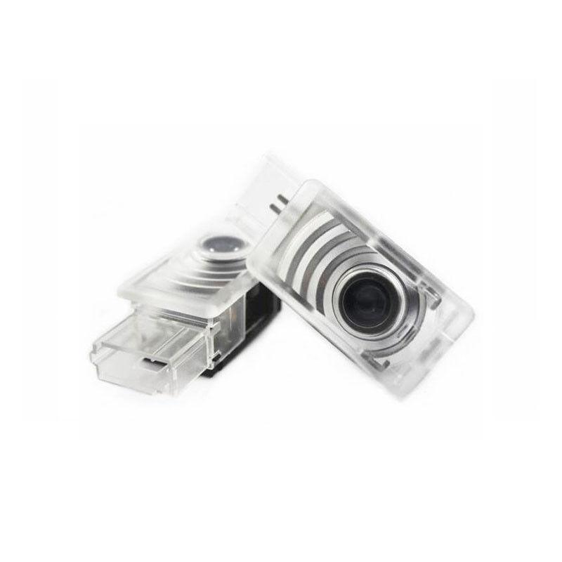 Car Led 2pcs Door Step Welcome Projector Courtesy Shadow Light For Cadillac