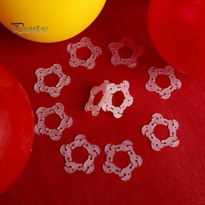 100Pcs Balloon Clips High Strength Not Easily Deformed Widely Used Balloon Arch Clip Connector Balloon Ring Buckle Kit