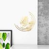 1pc Monstera Leaf Gold Metal Leaf Luxury Iron Ginkgo Leaves Irregular Wall Hanging Ornaments Home Decoration Palm Maple Pendant