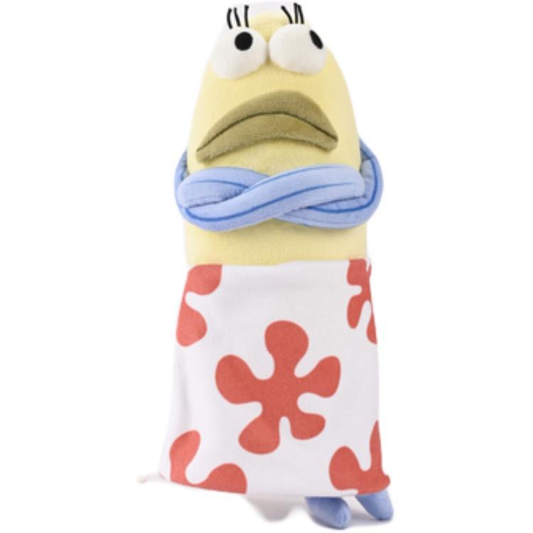 Patrick Star & Squidward Plush Toy Set with Snail Pendant Doll