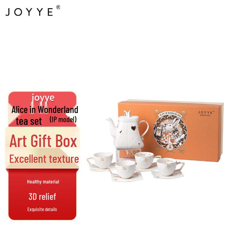 JOYYE Alice in Wonderland Porcelain Tea Set