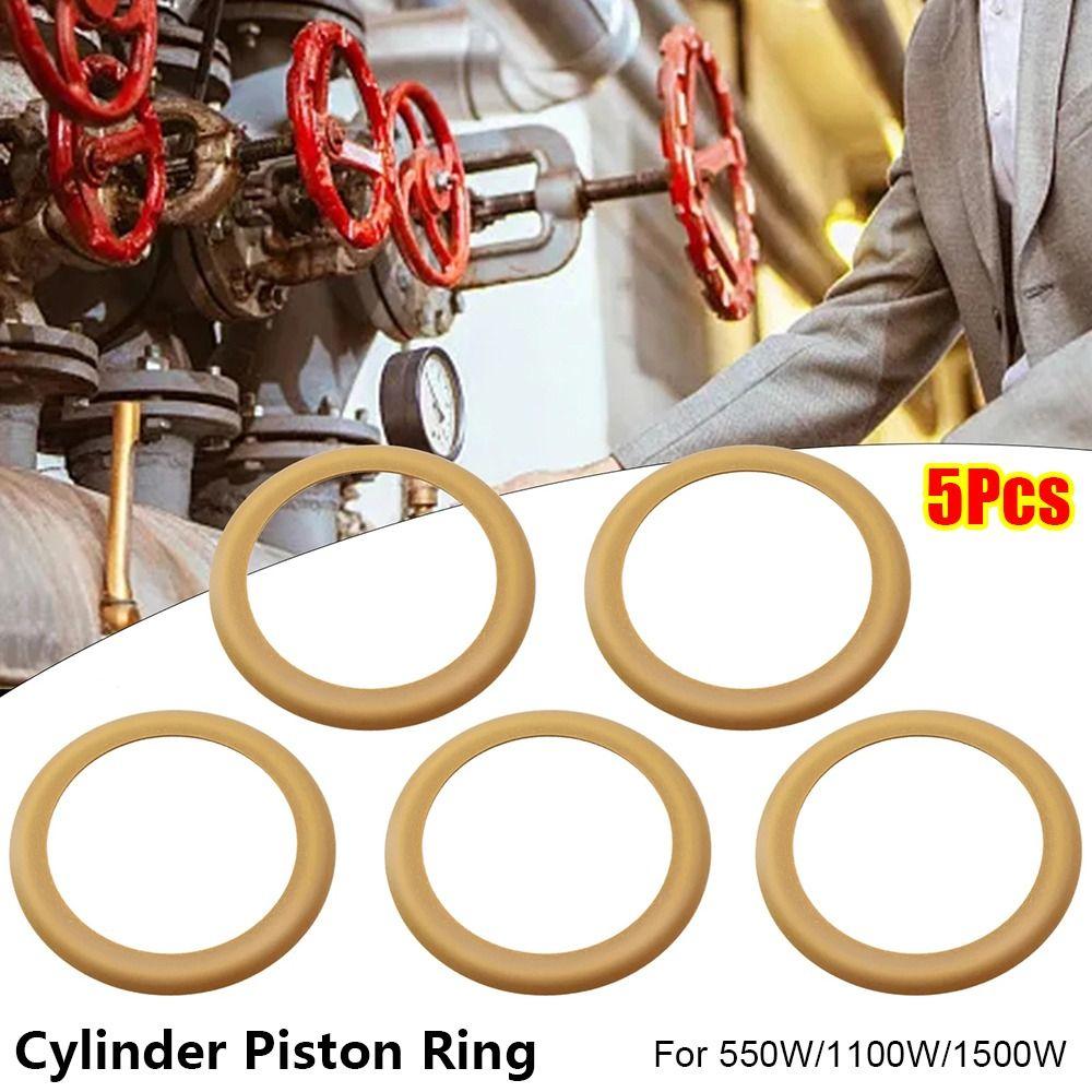 5Pcs Rubber Piston Rings Wear-resistance Insulation Pump Cylinder Insulation Rings Air Compressor Parts