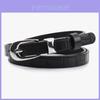 Fashion Womens Pu Leather Belt With Stone Texture For Casual And Office Wear
