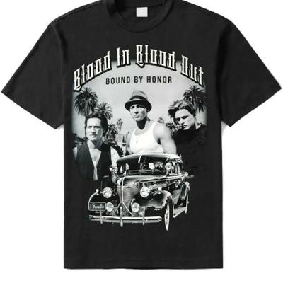 Blood In Blood Out La Familia Chicano Graphic Art Heavy Weight T-Shirt New Black