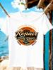 Wzm109135repair Printed Plus Size Unisexs Round Neck Summer Casual Short Sleeved Street Fashion Versatile Plus Size Tshirt