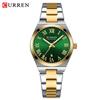 CURREN 9095 Women's Quartz Watch Roman Numerals Calendar Waterproof Female Wristwatch