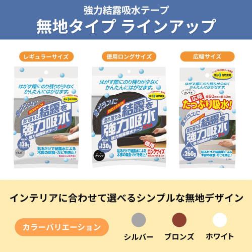 Nitoms Sterkt Kondensabsorberende Tape, 10m, Sølv, Verdipakke, Lang, Forebyggende mot Mugg og Sopp, Lett å Påføre på Vindusglass, Stue, Soverom