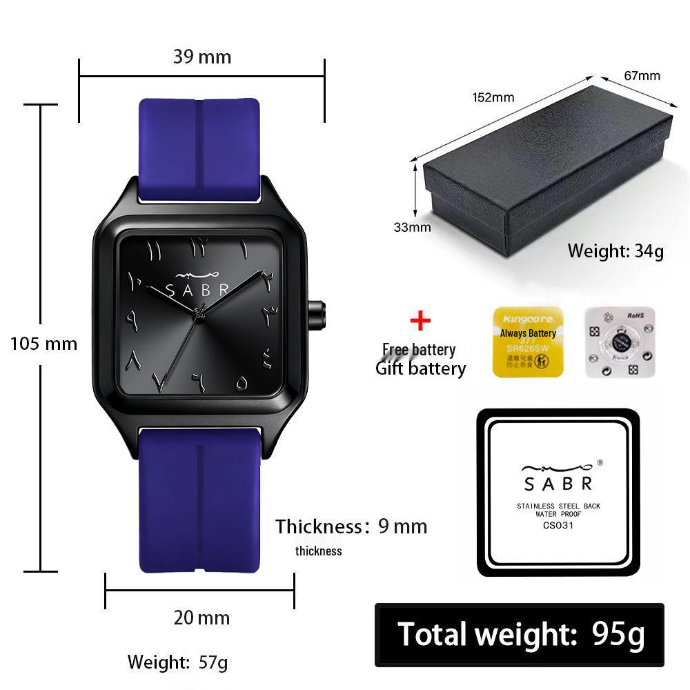 2025 Luminous Waterproof Quartz Sports Watch - High-End Arabic Middle East Design