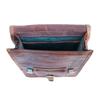 HANDMADE LEATHER SATCHEL, Tall Version Vintage Style
