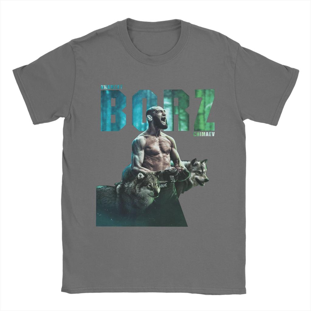 Khamzat Chimaev Boxing Fighting T-Shirt Summer 100% Cotton T Shirts For Couple Trendy Cool Tshirt Short Sleeve Awesome Top Tees