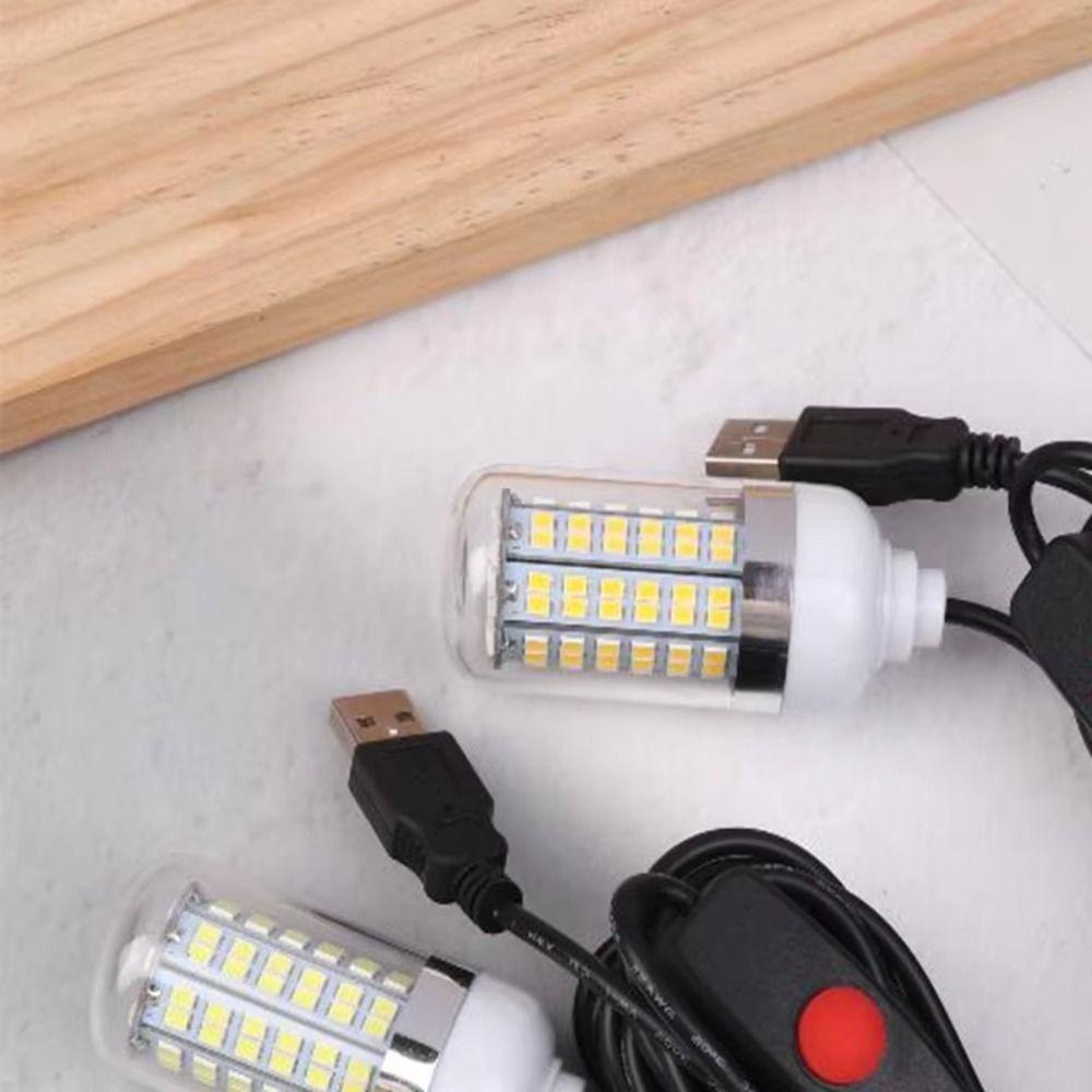 IP68 Waterproof Submersible Fishing Finder Light 5V USB LED Fishing Trap Light Underwater Use