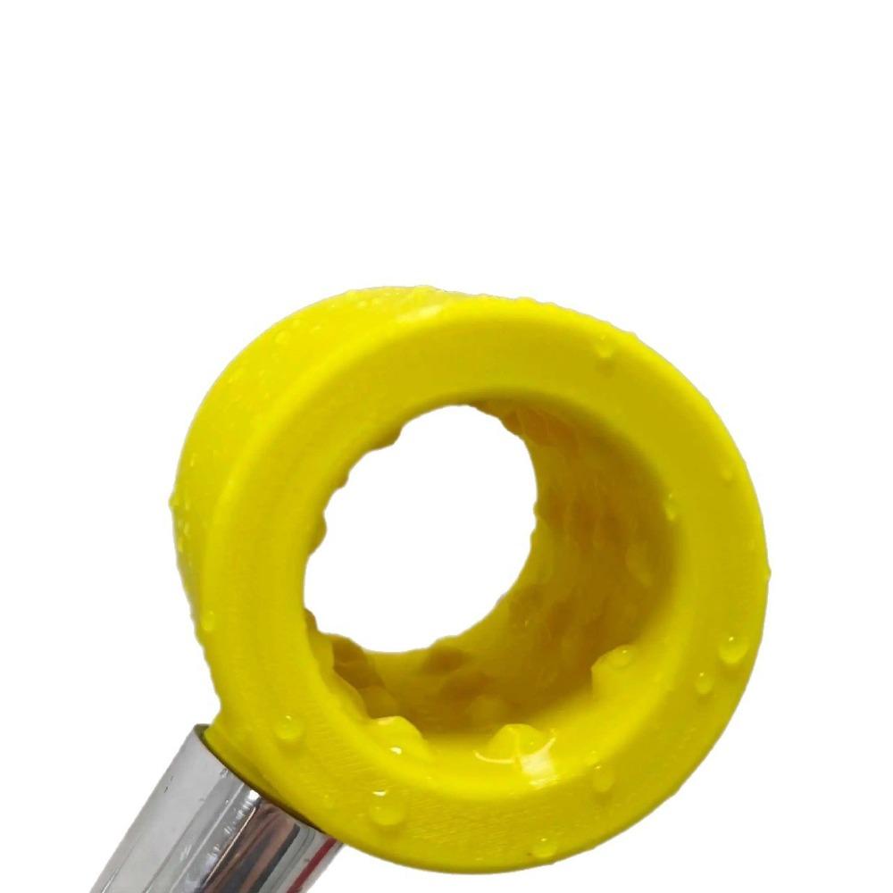 

Smooth Surface Pet Foot Washing Sprinkler Fine Workmanship 3D Printed Pet Paw Cleaner Daily Care жёлтый