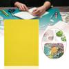 Jelly Rubber Stamp Double Layer Thin Carving Block for DIY Handmade StampsYellow White