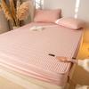 Waterproof Throw Mattress Cover Cotton Soybean Fiber Bed Fitted Sheet Mattress Protector Single/Double/Queen/King 150/160/200 High Quality