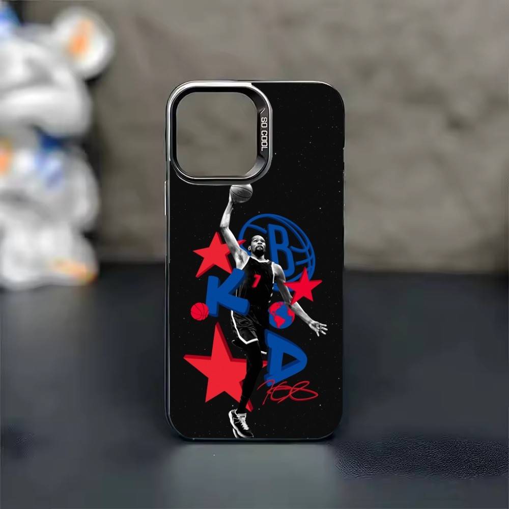 K-Kevin D-Durant 35 Phone Case For iPhone 17 16 15 14 13 12 11 Pro Max Plus Silver Candy Matte Cover