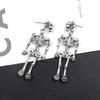 Skeleton Robot Earrings Punk Gothic Drop Dangle Earrings Halloween Jewelry Gifts