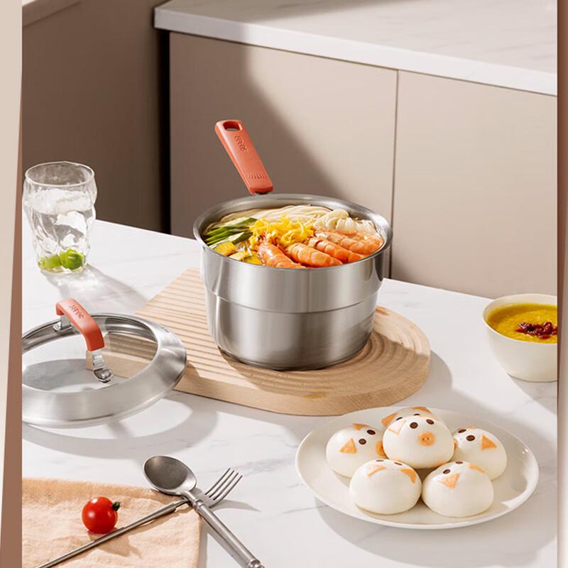 SUPOR 304 Stainless Steel Multi-Purpose Pot with Steamer