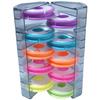 Main Line Spools for Fishing Line and Storage Triangular Tackle, Winding, (10 Spools, Multicolored)