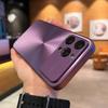 Luxury Bling Laser Aurora Case for iPhone 11 Pro iPhone 12 13 14 Pro Max 14 Plus Big Window Camera Protection Solid Color Cover