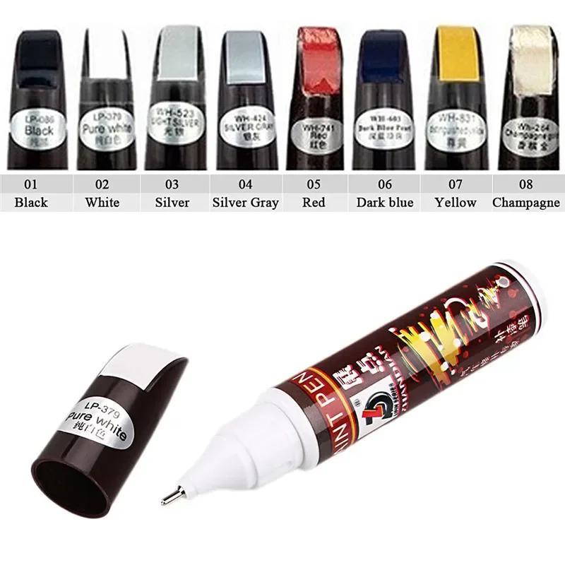 Car Paint Pen Scratch Repair Liquid Pearl White Silver Gray Black Special Multi-color Selection Car Paint Scratch Repair Pen