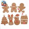 Kit de Decoração de Biscoitos de Natal Feito à Mão para Crianças