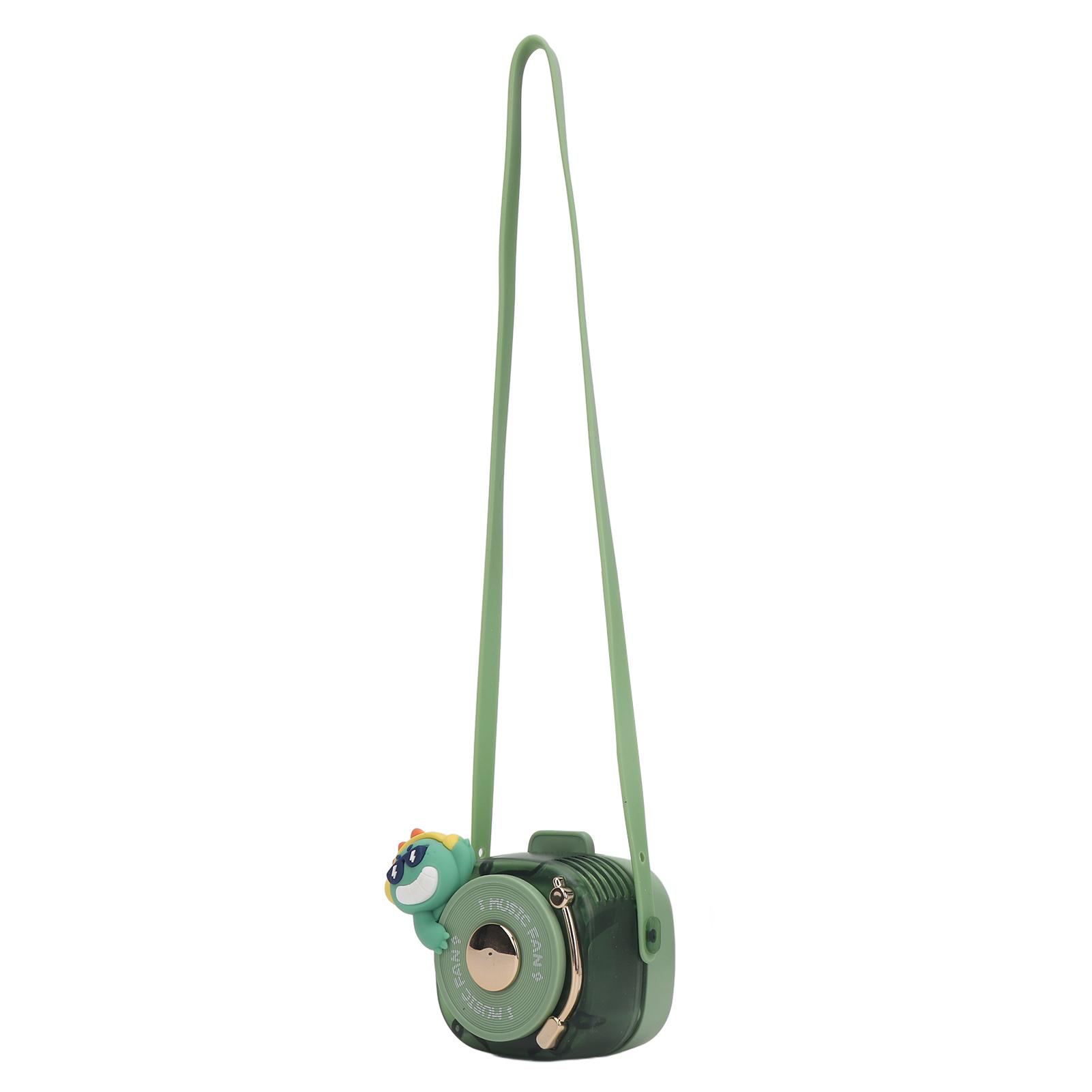 

Kids Portable Neck Fan 3 Speeds Bladeless Quiet USB Rechargeable Cute Cartoon Handheld Mini Neck