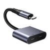 Adapter Audio 2W1 Joyroom Sy-L02 Lightning Do 2X Lightning (Czarny)