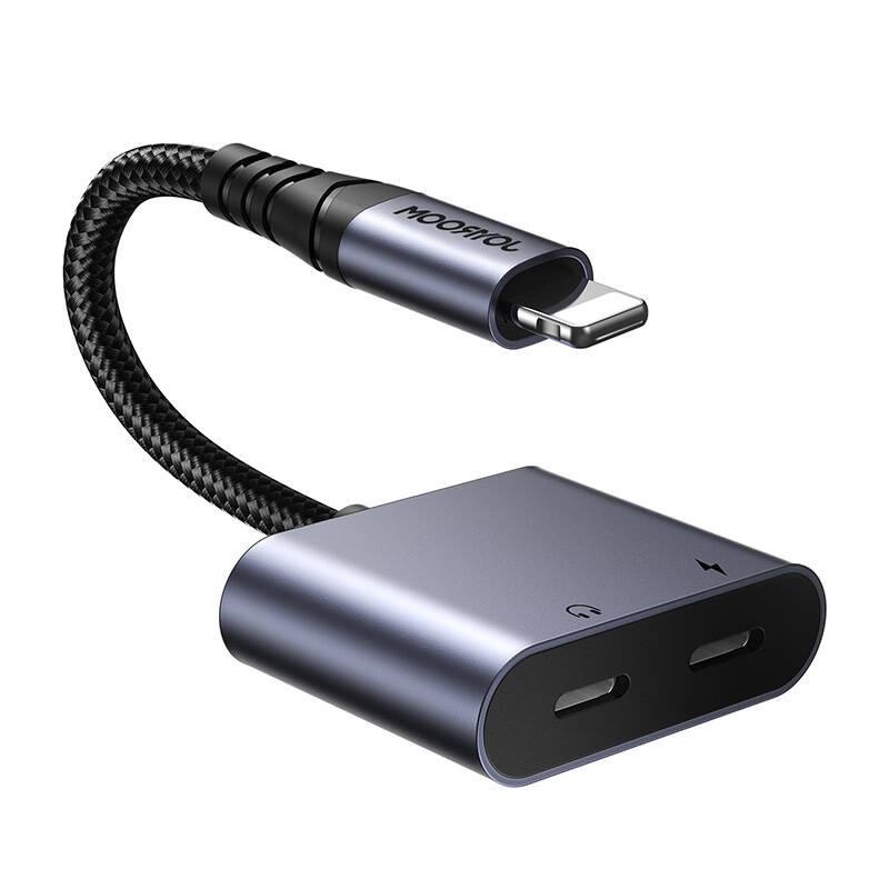 Adapter Audio 2W1 Joyroom Sy-L02 Lightning auf 2x Lightning (Schwarz)
