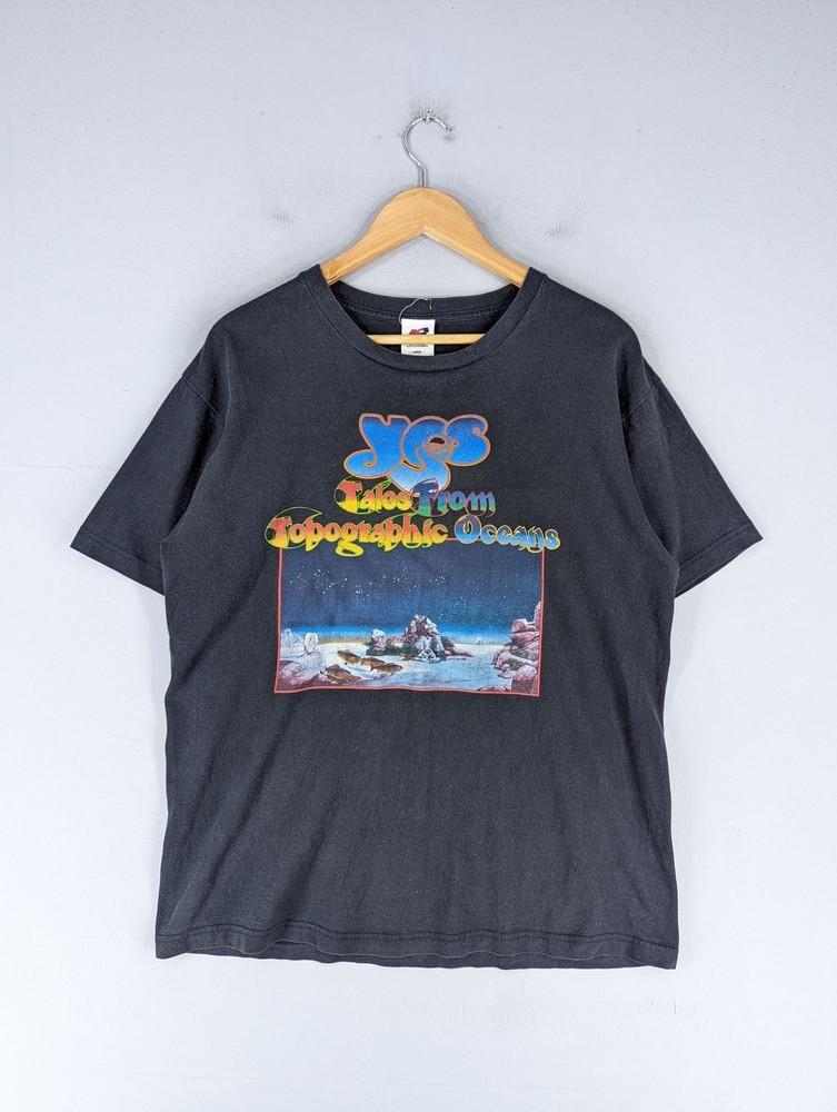 

Rare 2003 YES Band Tee Navy Color Unisex Tshirt Reprint S-5XL KH13101 Unisex T-Shirt S