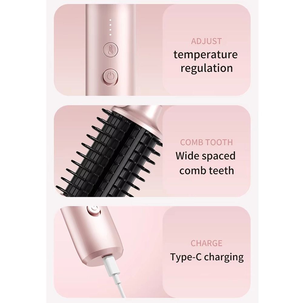 4 Heat Levels Electric Hair Curler Negative Ion Flat Hair Iron Mini Curling Hair Stick Salon Use