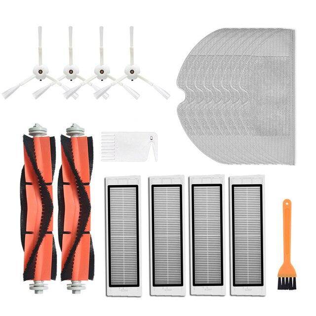 New Main Brush Washable Hepa Filter Side Brush Kit for Xiaomi Mi Vacuum 1st 1S Robot Roborock S50 S51 S55 S6 T60 T61 T65 Parts