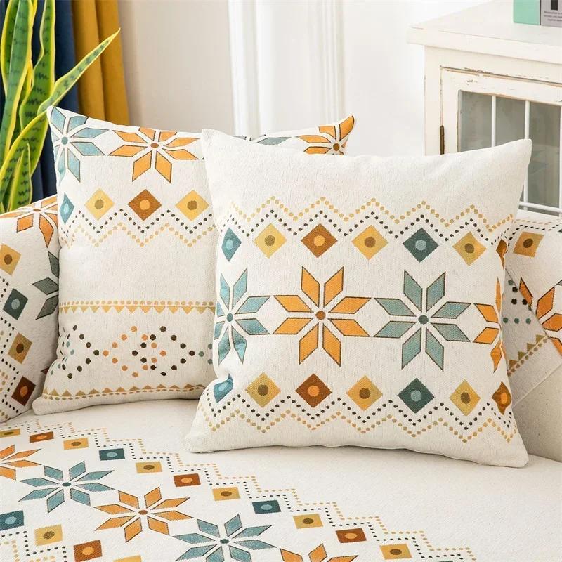 Bohemia Chenille Sofa Mat Non-Slip Sofas Cover for Living Room Luxury Corner Couch Cushion Seat Pad Home Protection Covers