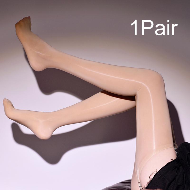 Aurora Long Socks Ultra Thin High Transparency Black Silk Thigh Socks Women's Knee Crossing Unlimited Pure Desire High Tube Silk Socks