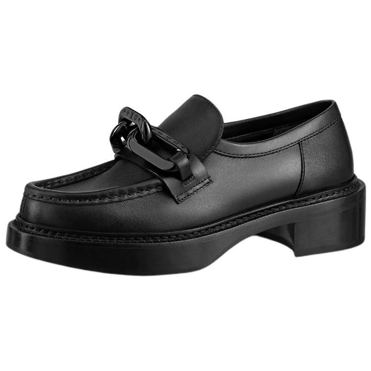Louis Vuitton Lv Academy Loafers 'Black With Chain' Women's 1A9R6Y