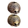 Stylish Copper/Brass Hedgehog Charm Decorative Hanging Pendant For Outdoor Gear Jewelry Crafting Creative Gift