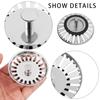 304 Stainless Steel 79mm Dish Basin Cover Sink Strainer Water Stopper Basket Drainer Filter Plug