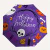 1pc Happy Halloween Cute Pumpkin Ghost Skull Pattern Umbrella, Fashionable, Personalized, High-Value Folding Umbrella, a Must-Have for Summer, 8-