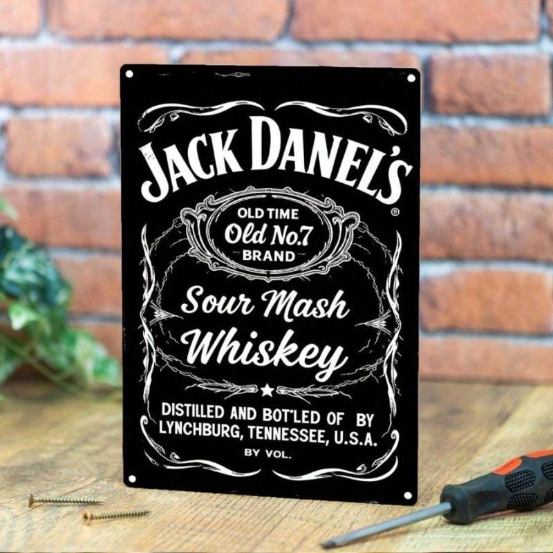 Vintage Style Metal Decorative Painting for Bars Cafes Garages