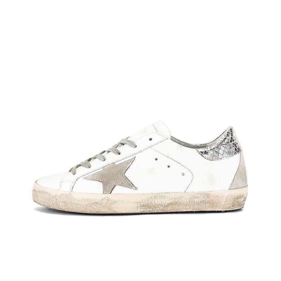 

Golden Goose Super-Star Sneakers Silver Women s