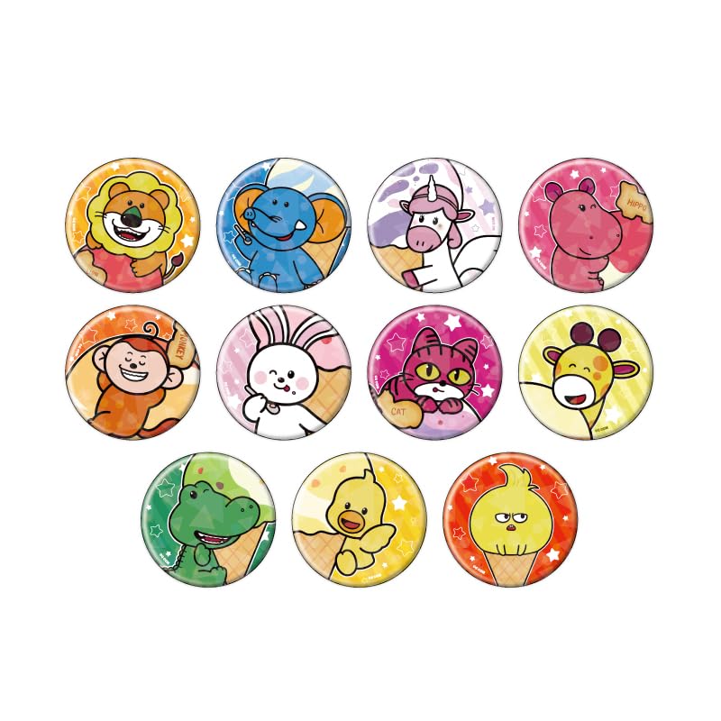 Табекко Животные THE MOVIE 03 [Оригинальная Иллюстрация] Голографический значок [57 мм] Полный набор из 11 коробок