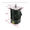 250W Mikro-Wechselstrommotor 110V 220V Einphasen-Asynchronmotor Getriebemotor 15mm Motorwelle 5-1400 U/min 50/60 Hz Für Verpackungsmaschine