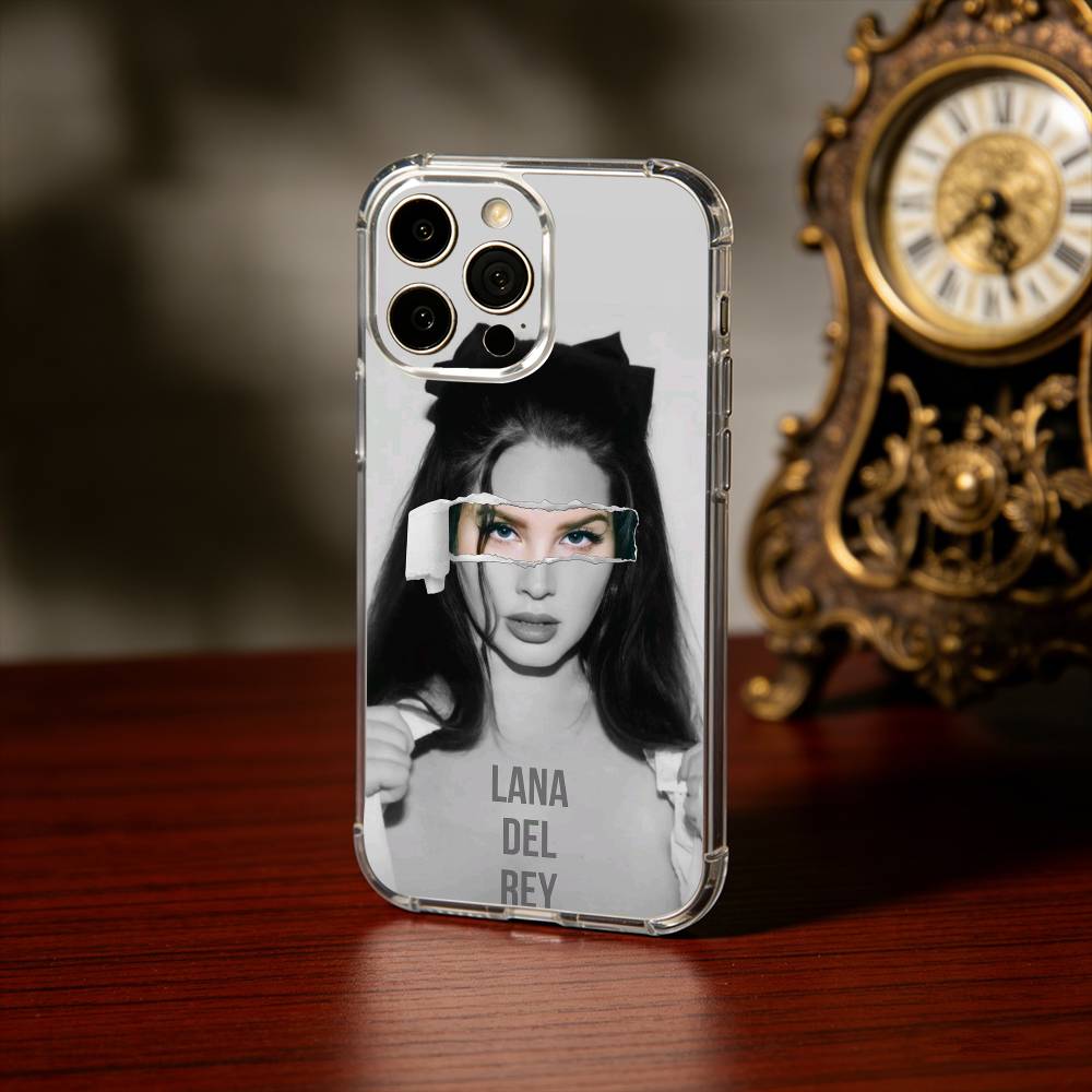 L-Lana D-Del R-Rey Singer Phone Case For iPhone 17 16 15 14 13 12 11 Mini Pro Max Plus Transparent Cover