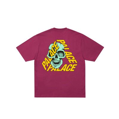 P3 Skull T-Shirt Berg Unisex Tops Red P28TS198