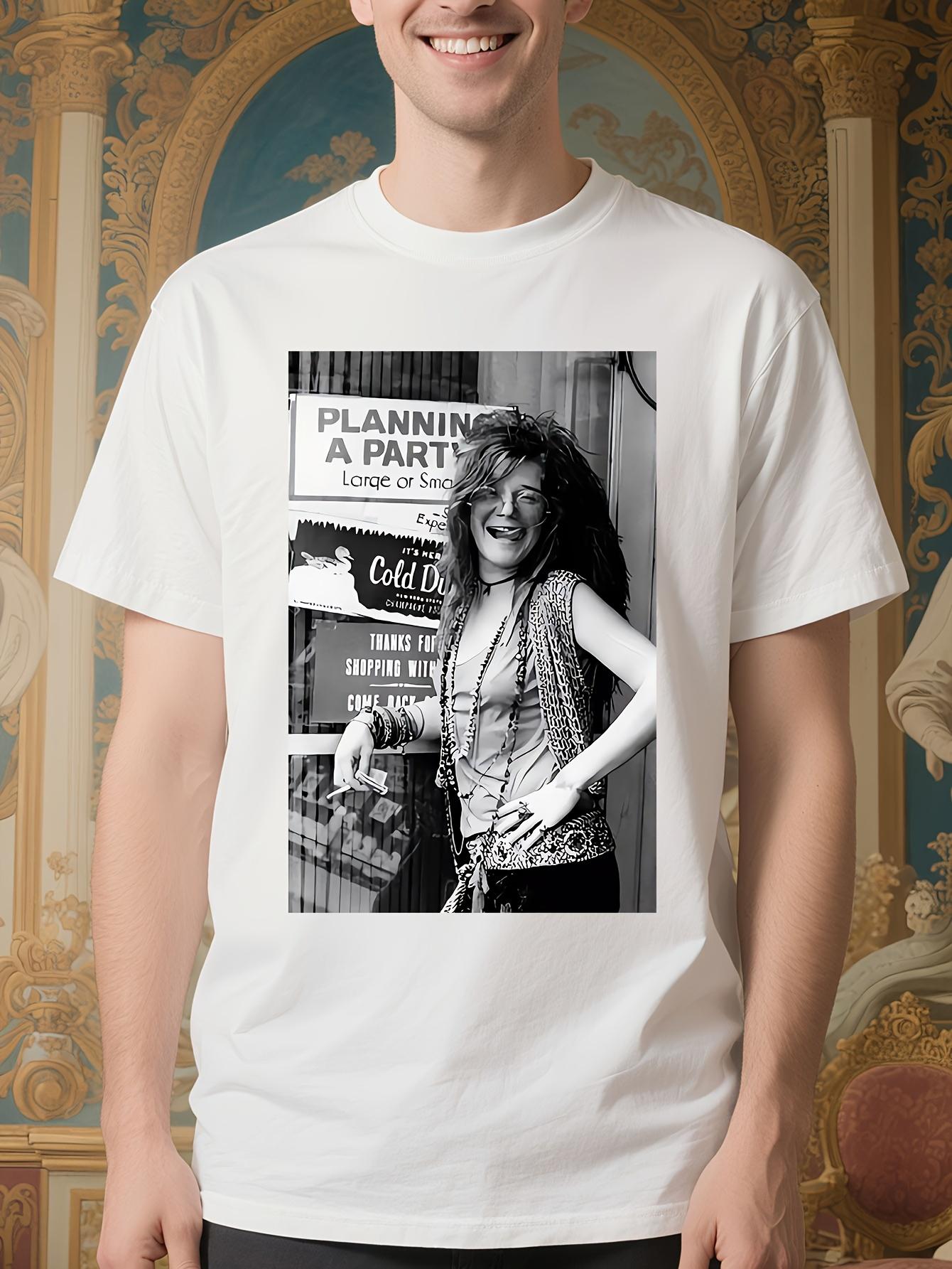 Vintage Janis Joplin Rock Legend Tshirt - Retro Concert T... XXXL
