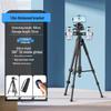 Dual-Position Mobile Phone Holder with Fill Light for Streaming and Photography