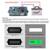 12V 24V 36V 48V 60V 72V Battery Indicator Voltmeter Lithium&Acid Battery Voltage Tester Remaining Battery Display