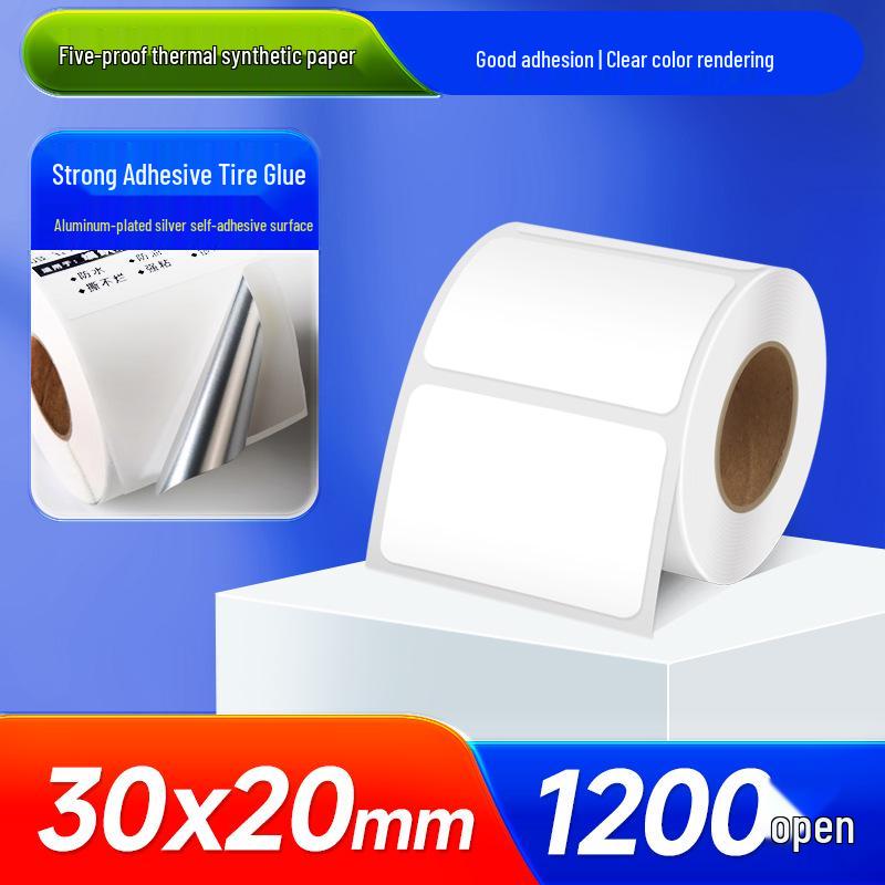 High-Viscosity Waterproof Oil-Proof Tear-Resistant Thermal Label for Woven Bags