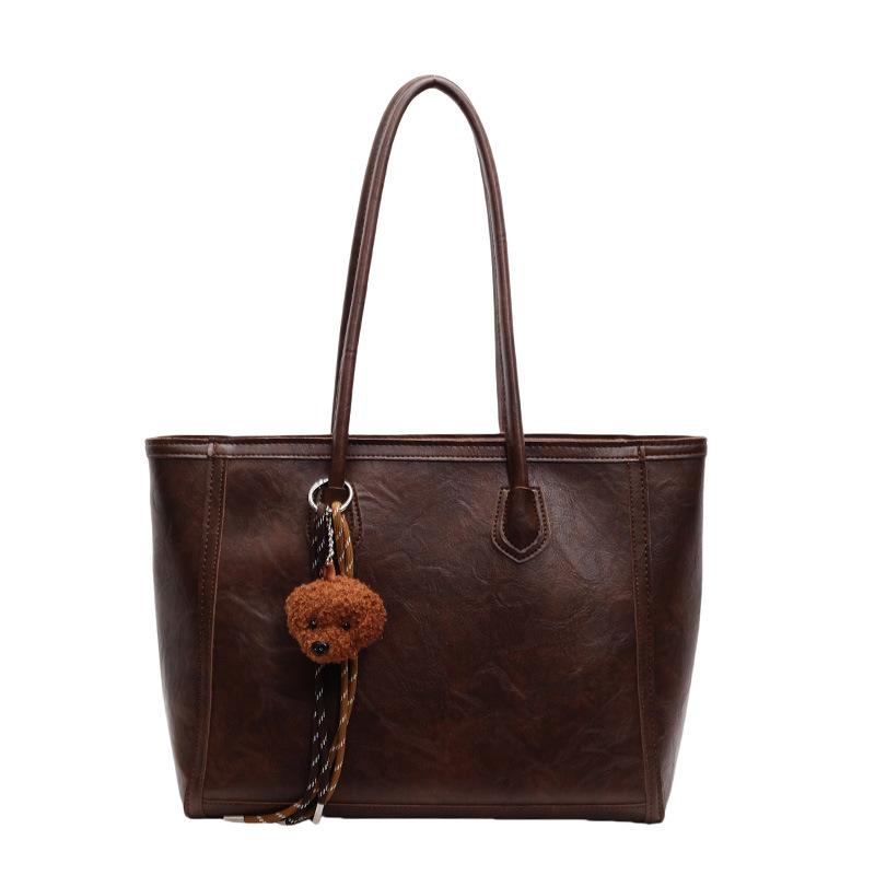 

Сумка большой вместимости Женская новая повседневная универсальная сумка для поездок на работу Женская сумка-тоут через плечо Большая сумка no pendant