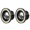 Universal 2pcs 10W LED COB Angel Eyes Daytime Running Light Car Vehicle Fog Lights (3.0in)