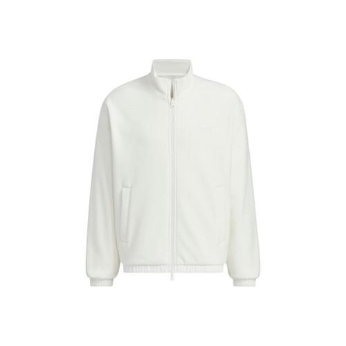 adidas Stand Collar Windproof Casual Warm Jacket Unisex Apricot White XL белый/абрикосовый